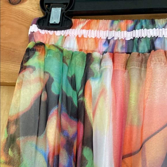 Colorful A-Line Maxi Skirt - Picture 5 of 8